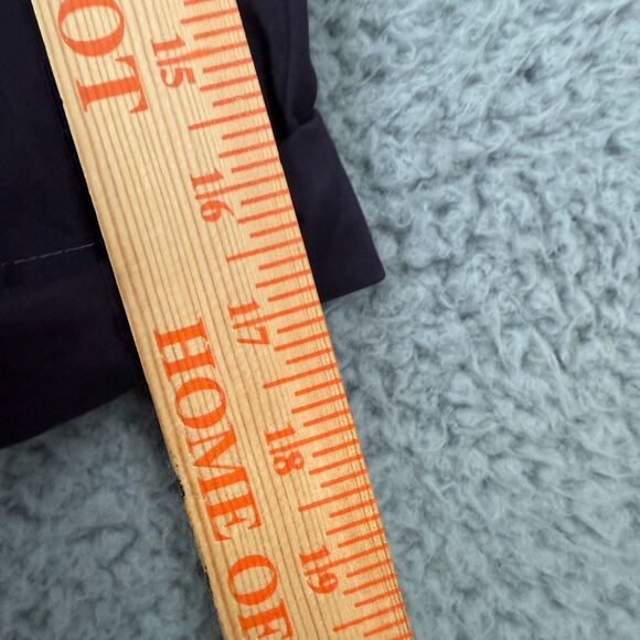 Old Navy Blouse Women Large Blue Button Front Peplum Tunic Top 3/4 Sleeve VTG - Picture 9 of 9